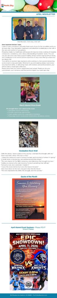 Pacific Sky Alumni Newsletter - April 2026